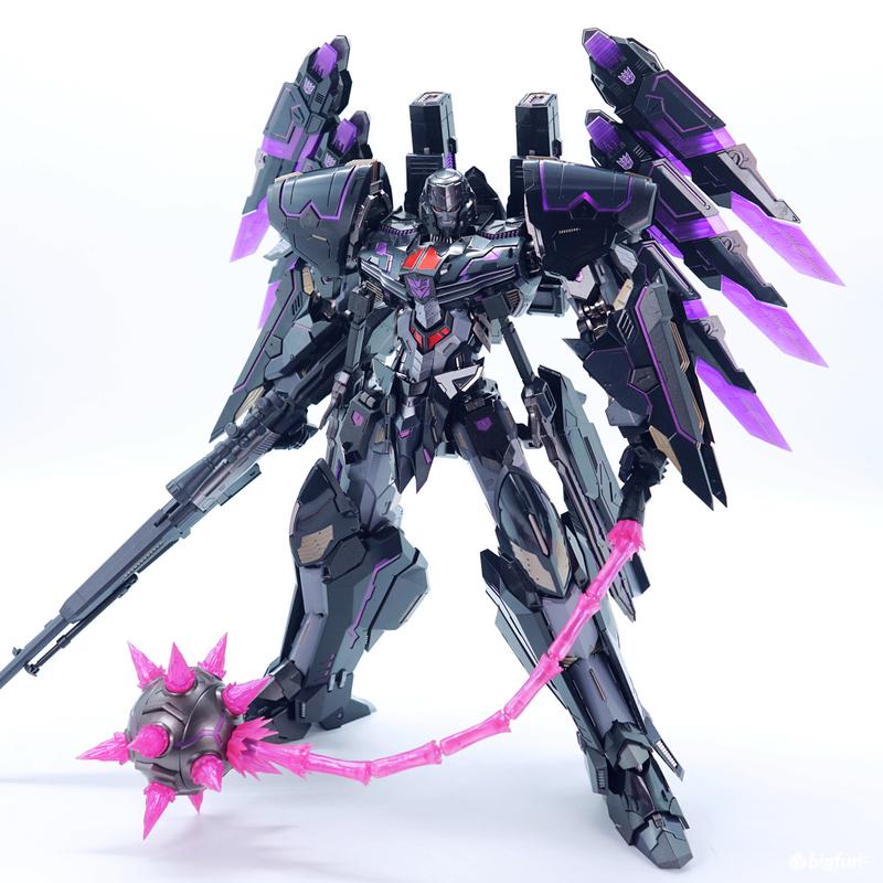 漆黑强袭自由千值练flametoys铁机巧威震天