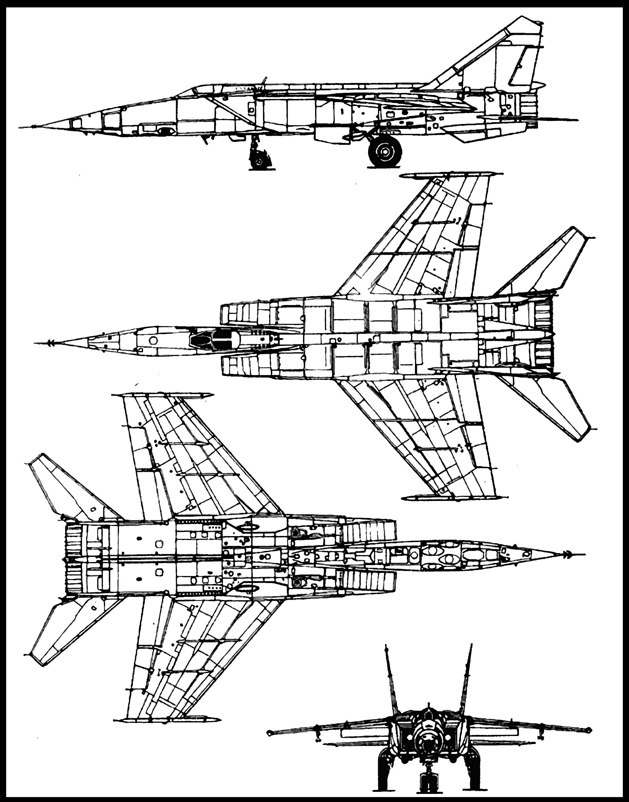 假想敌:米格-2580年代服役经典三代机,静不稳定气动布局,电传航控