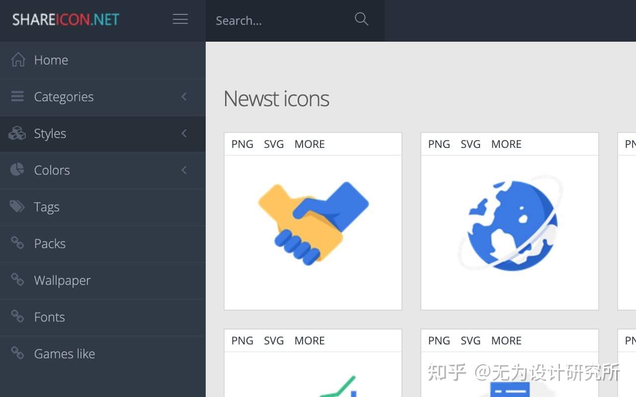 快收藏!收录超过25万个免费图标素材网站的「Share Icon」 - 知乎