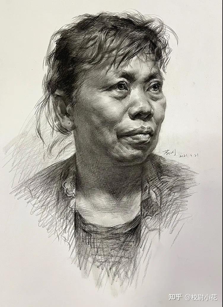 校尉美术告诉你美术联考素描头像怎样画才能考高分? - 知乎