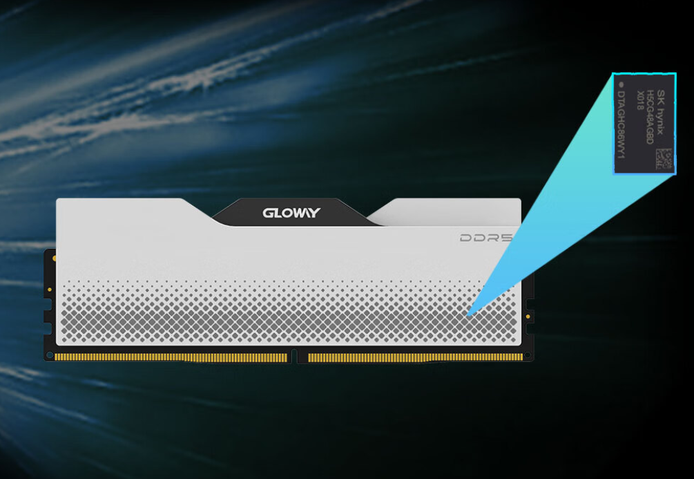 光威龙武ddr5这个内存板载全新的pmic电源管理芯片,强化了电源供电,在