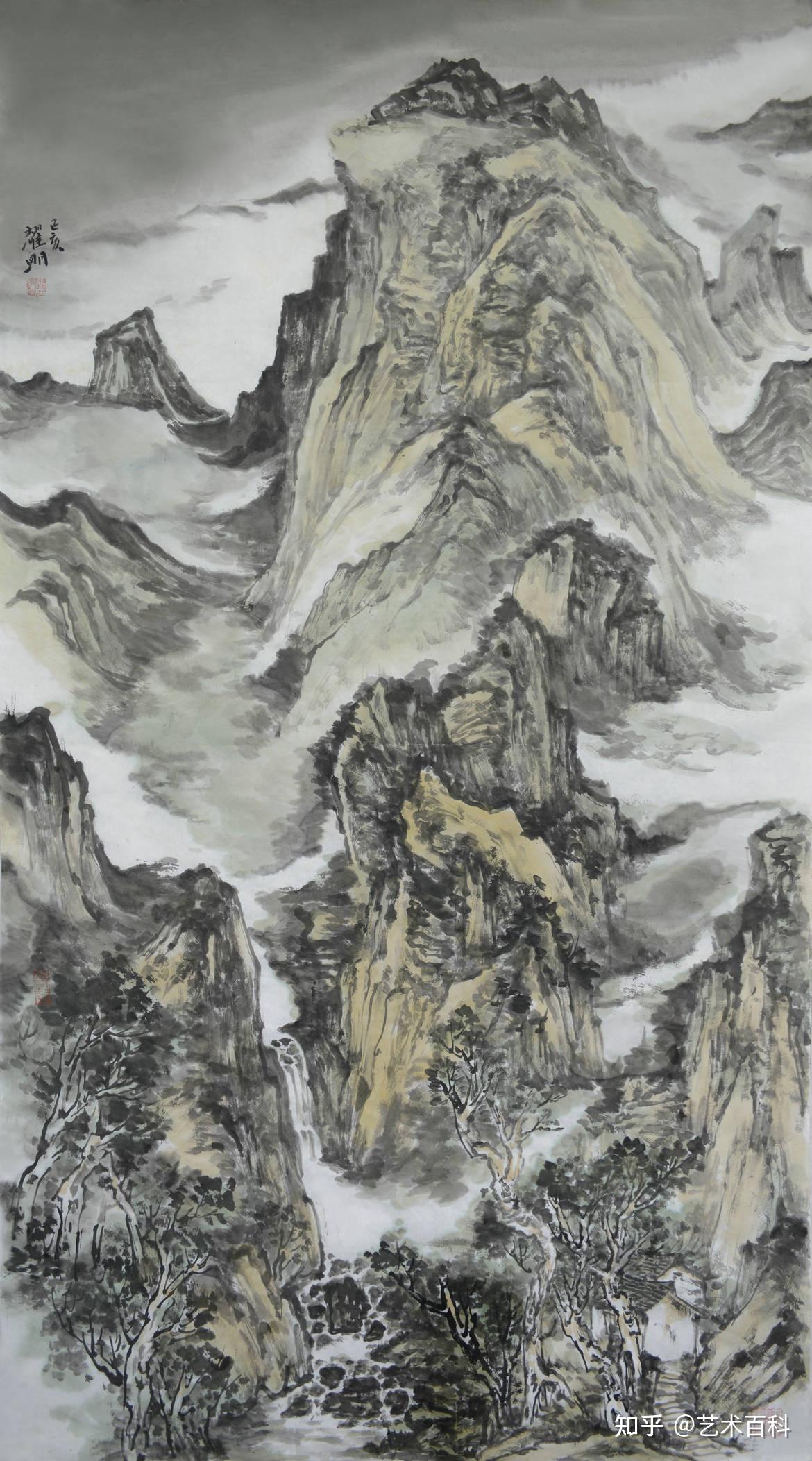 物我相照画由心发张耀明中国画作品欣赏