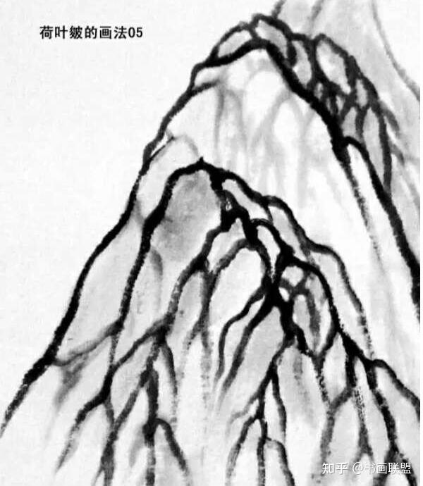 国画山水技法中常见皴法介绍 - 知乎