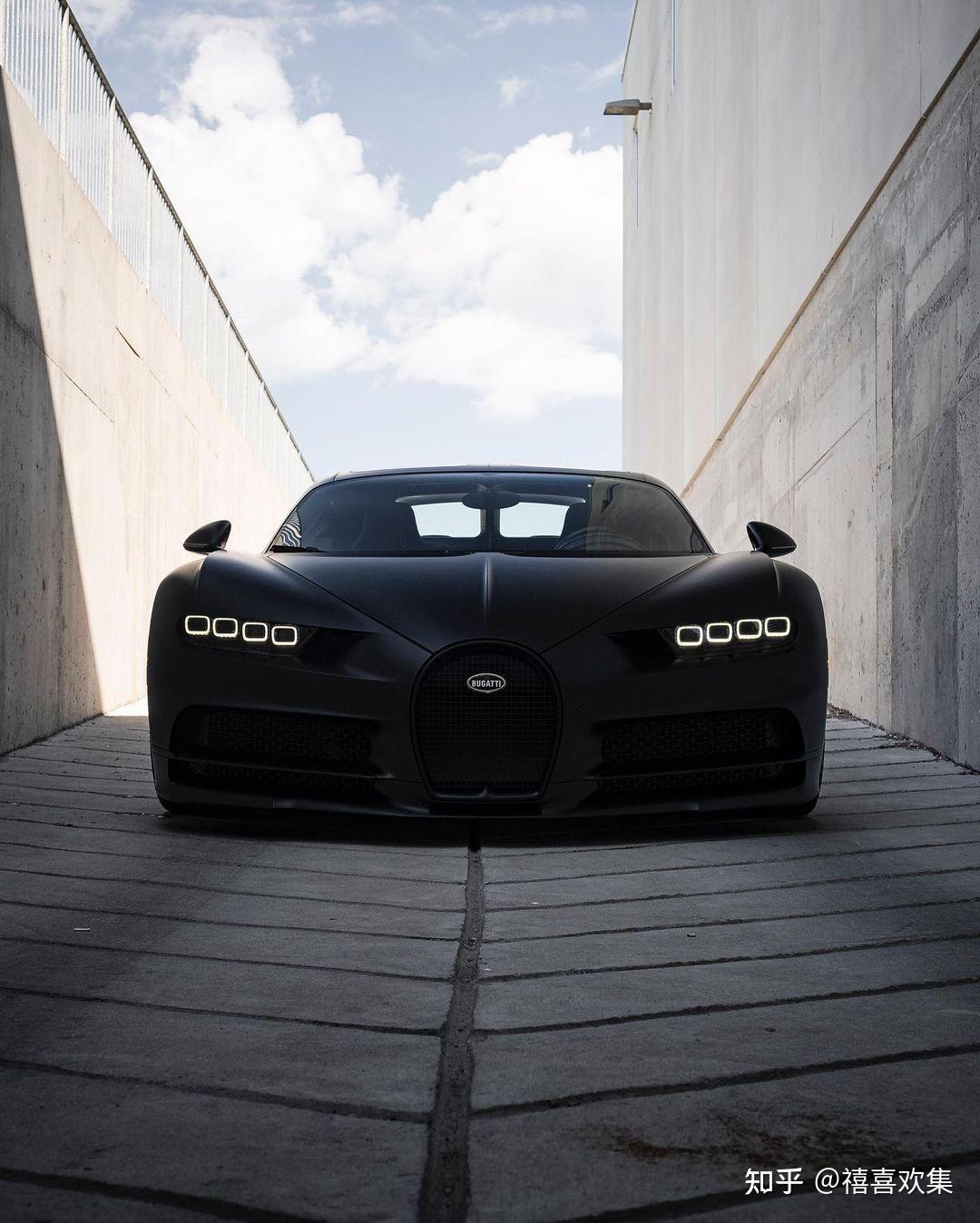 布加迪chironsporteditionnoiresportive全球限量20台的布加迪黑武士