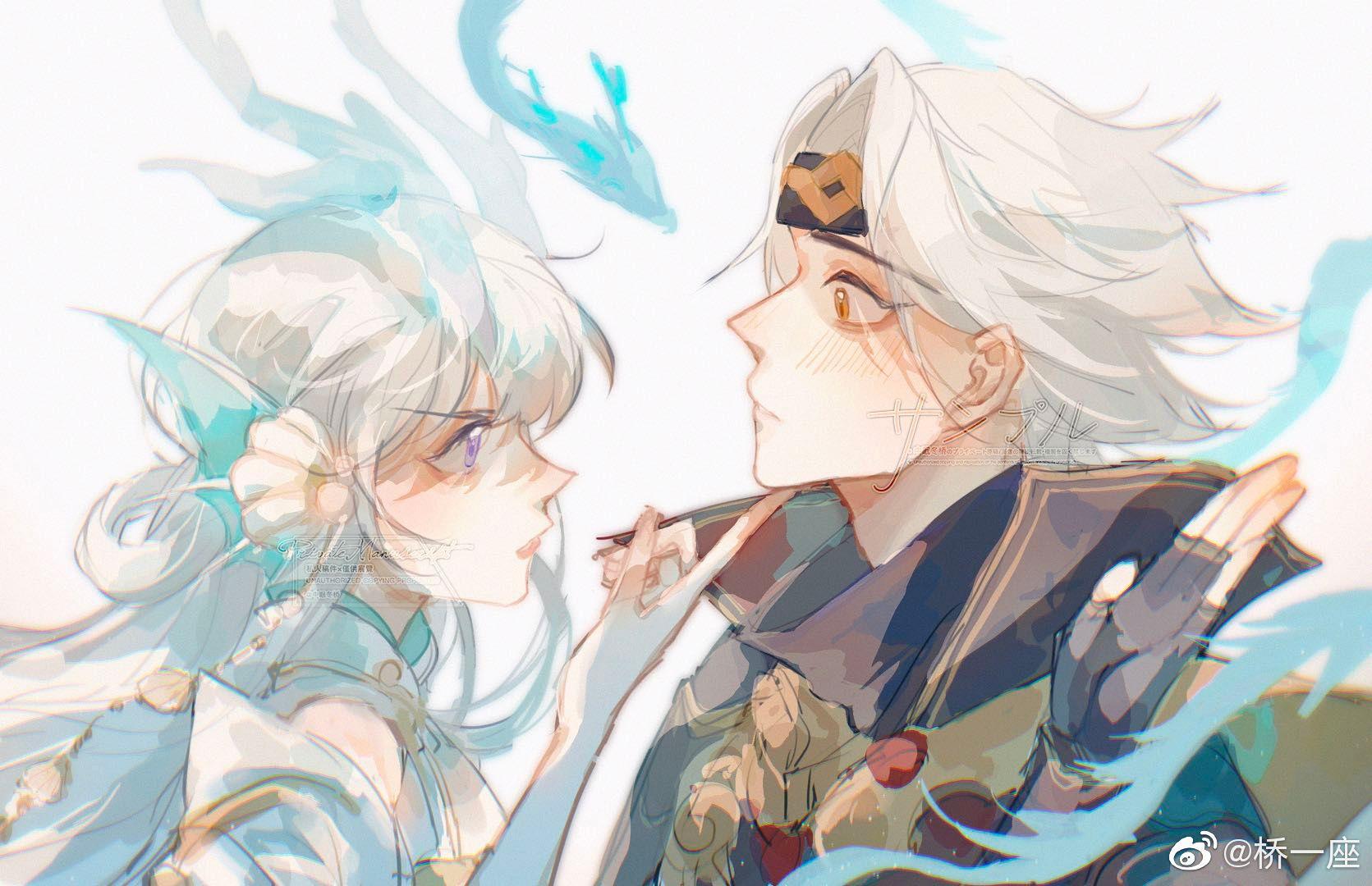 有没有东方曜和西施的动漫情头?