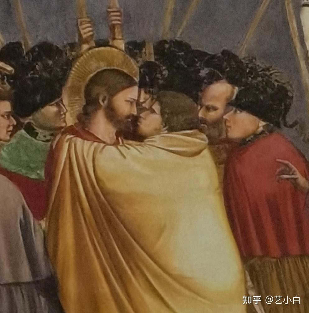 如何读懂乔托名画《背叛耶稣》中的基督与犹大及配角人物特征 - 知乎