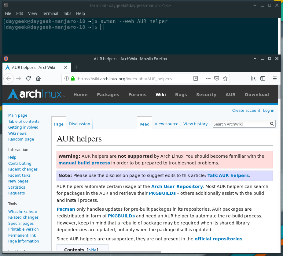 Arch-Wiki-Man：一个以 Linux Man 手册样式离线浏览 Arch Wiki 的工具 - 知乎