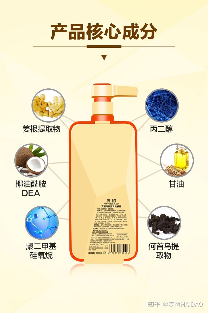 麦稻防脱育发洗发水