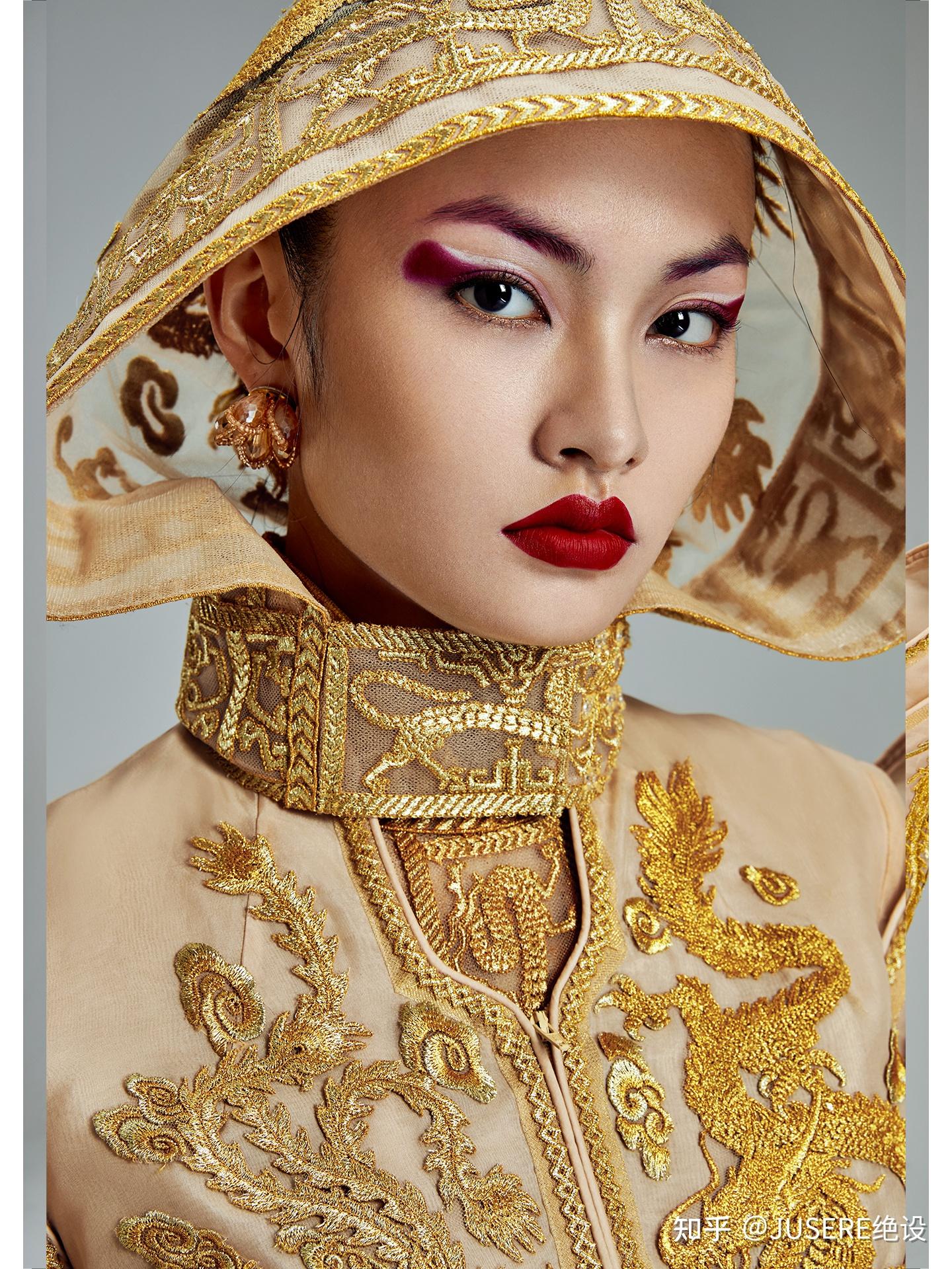 天玺分享中式礼服演绎雅酷国潮新风尚