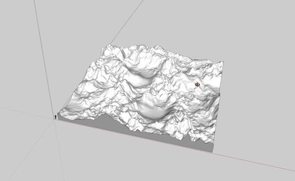 12月3日拯救你地形图的神器来啦su一键生成地形插件