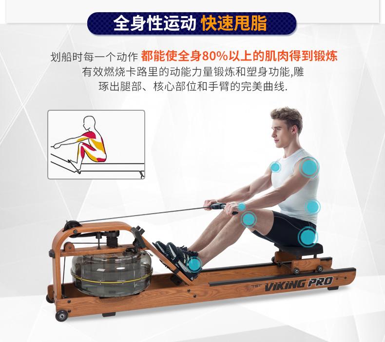 划船机锻炼肌肉示意图