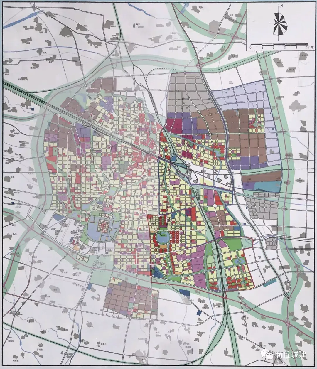 商丘绿轴广场规划图图片