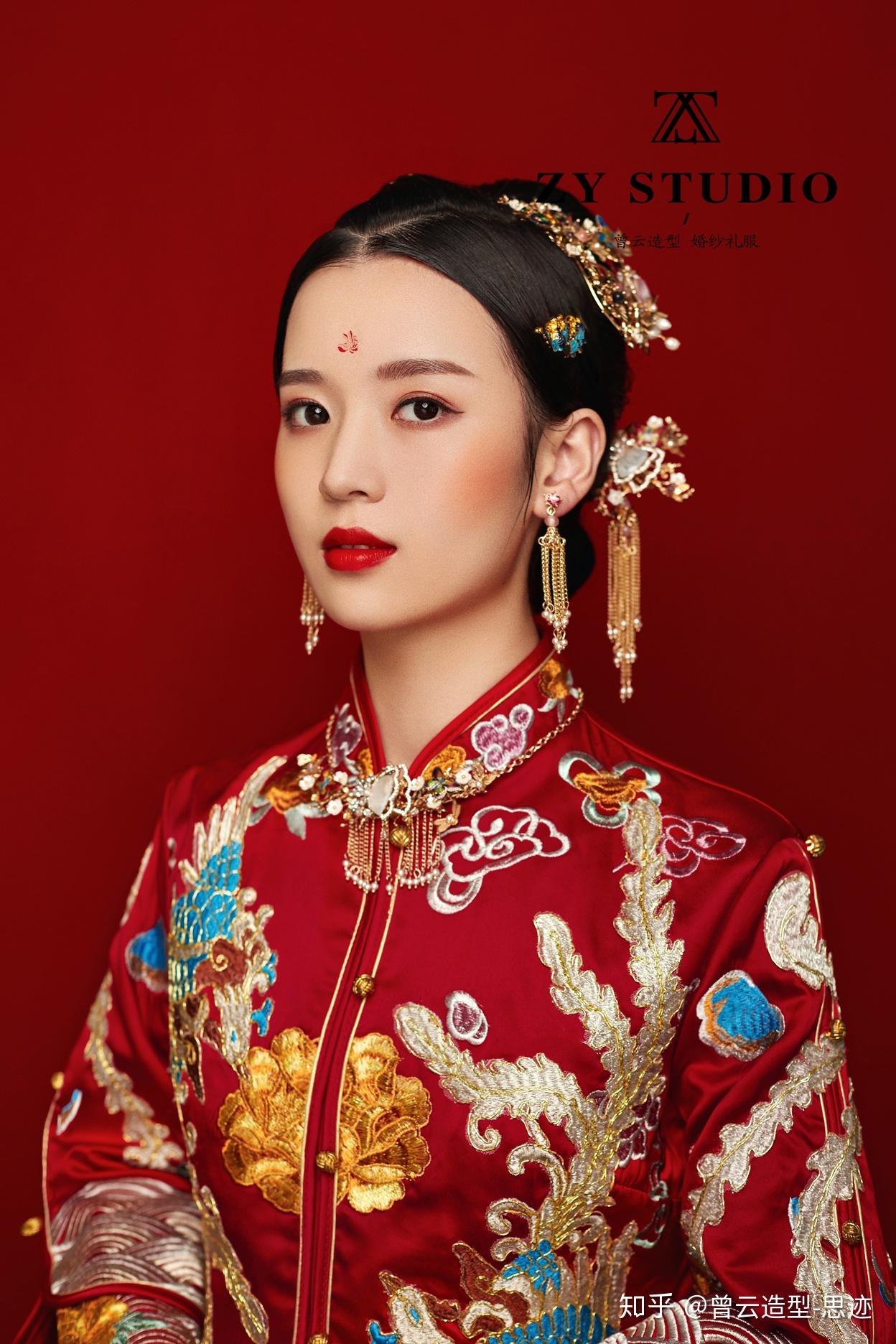 曾云造型课堂花絮中式新娘造型