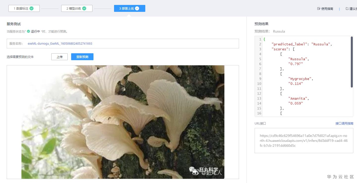 手把手教你使用ModelArts的自动学习识别毒蘑菇分类 手把手教你使用ModelArts的自动学习识别毒蘑菇分类