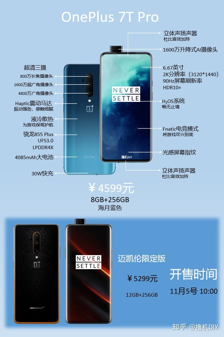 一加7 Pro和一加7T Pro对比,处理器的区别相差900元你怎么看 - 知乎
