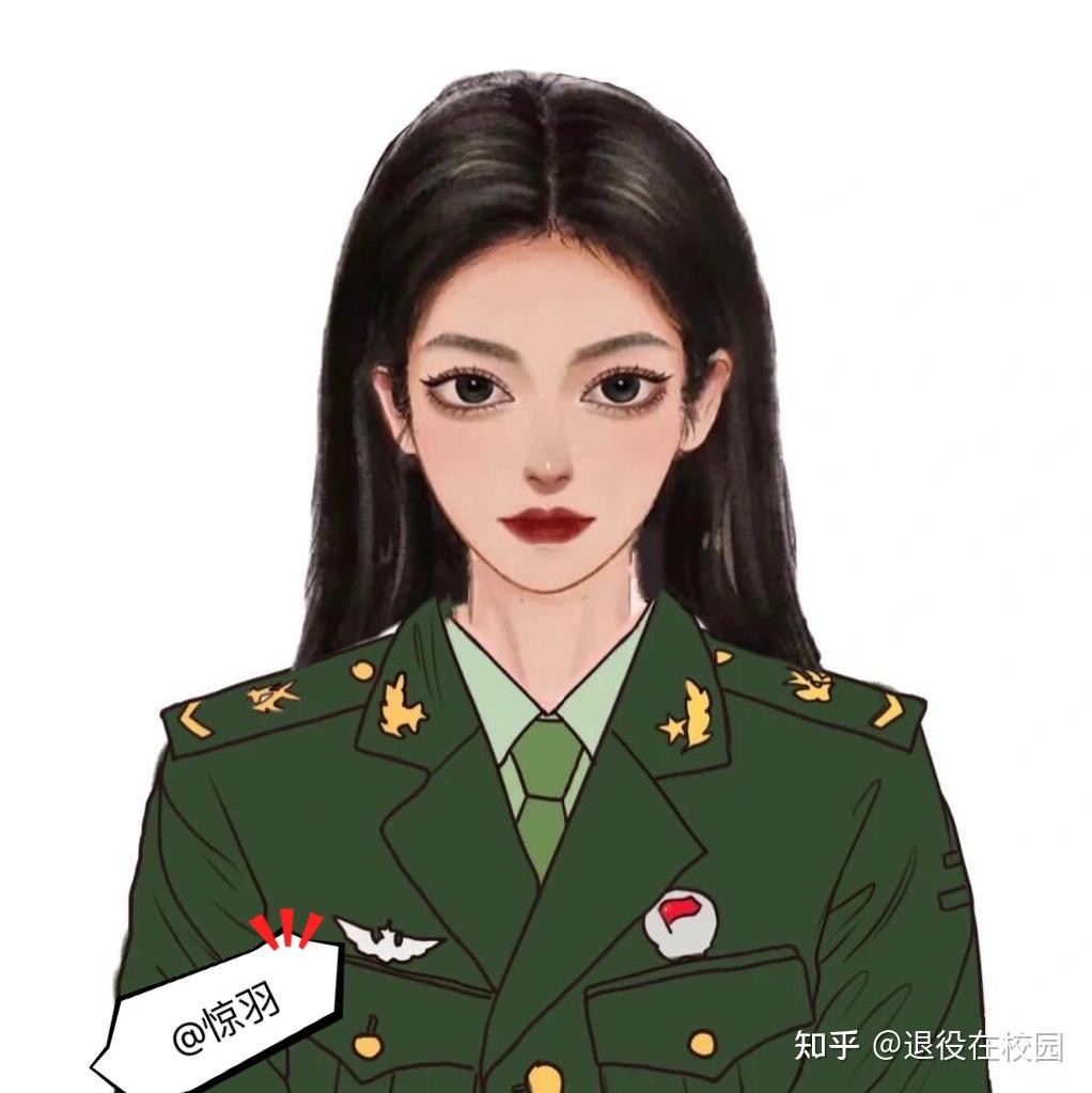 有沒有帥氣的女軍人漫畫頭像