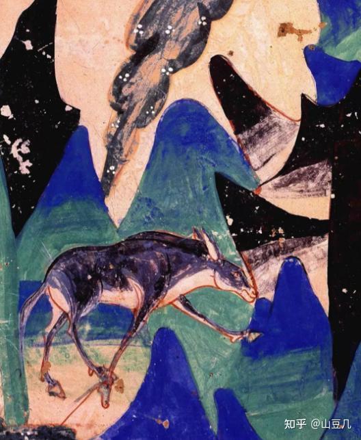 飞舞在敦煌壁画上的动物们