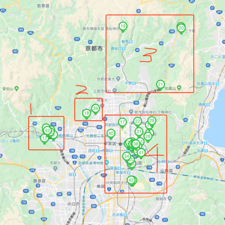 京都大部分景点分布 主要分四个区域的大众小众景点分布图以及详细攻略 知乎 京都大部分景点分布 主要分四个区域的大众小众景点分布图以及详细攻略 知乎