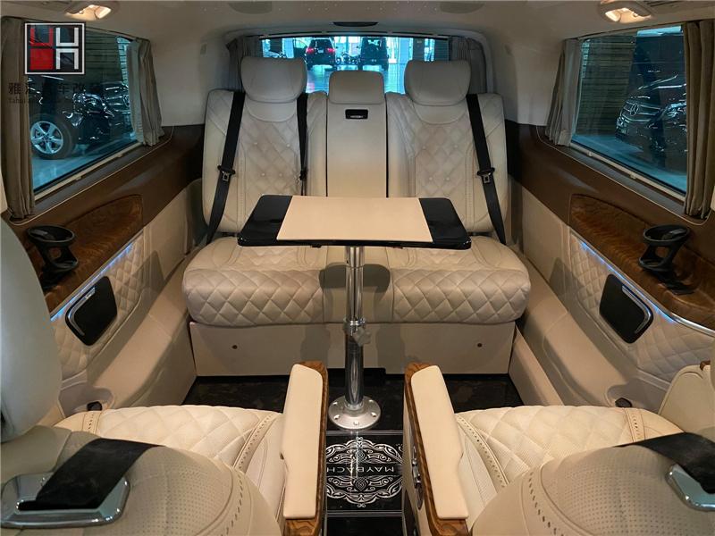 西安商务车改装豪华派奔驰v260pk掉埃尔法