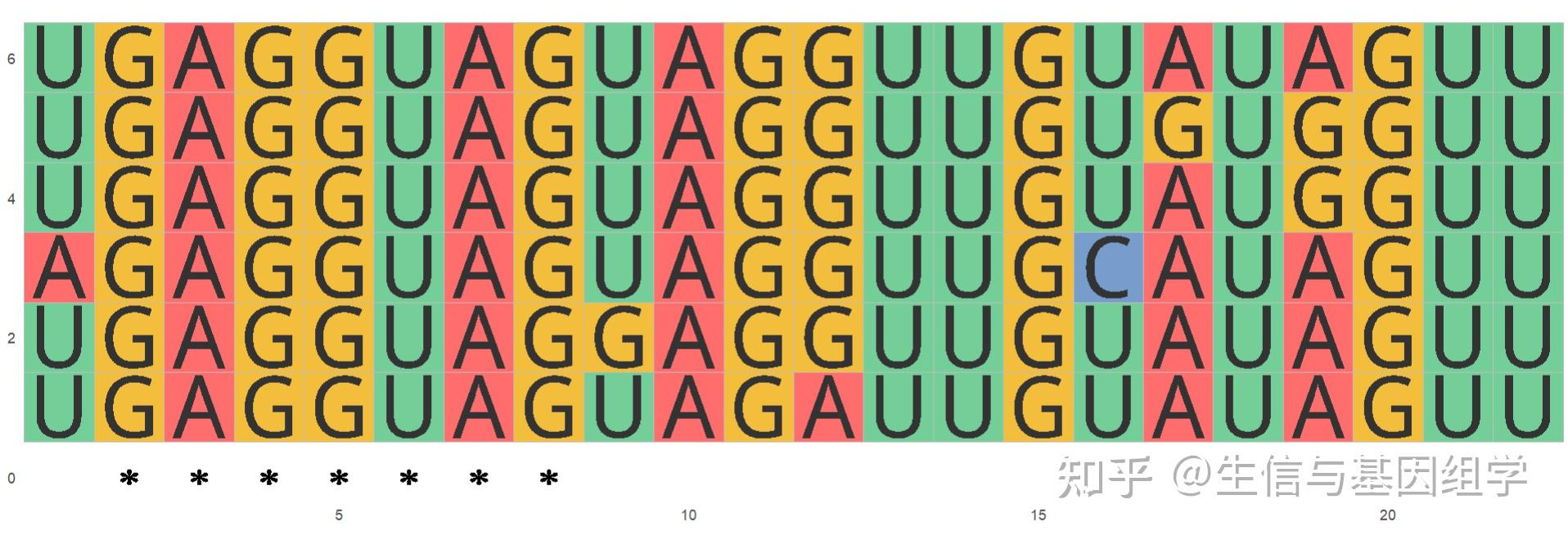 生信软件10 - DNA/RNA/蛋白多序列比对图R包ggmsa - 知乎