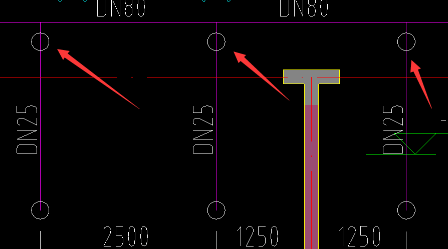 平面图中喷头图例如何区分