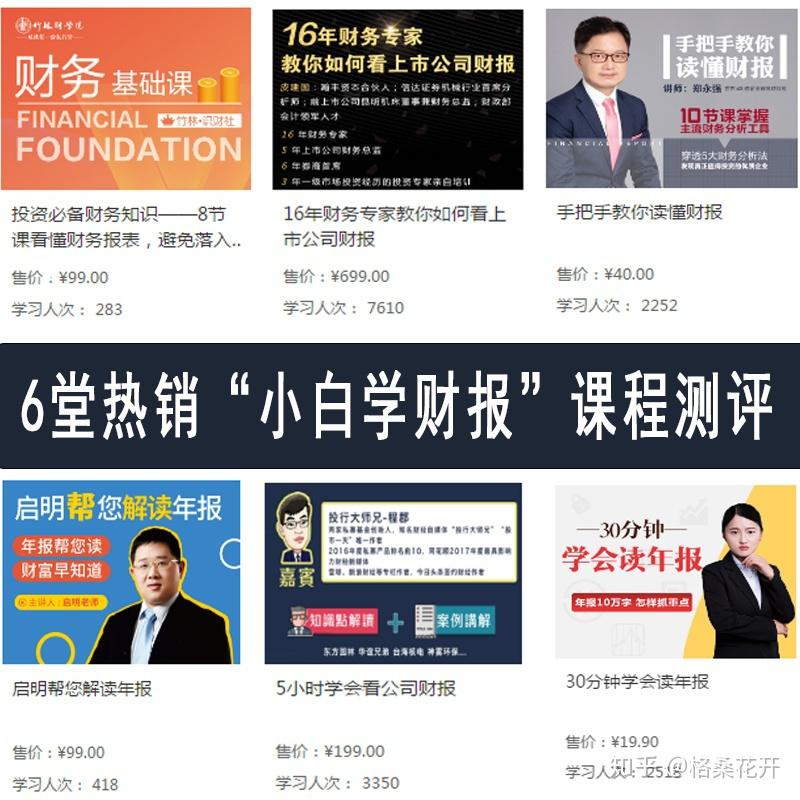 跟谁学财报,决定了你的起点和高度——财报课程测评 - 知乎
