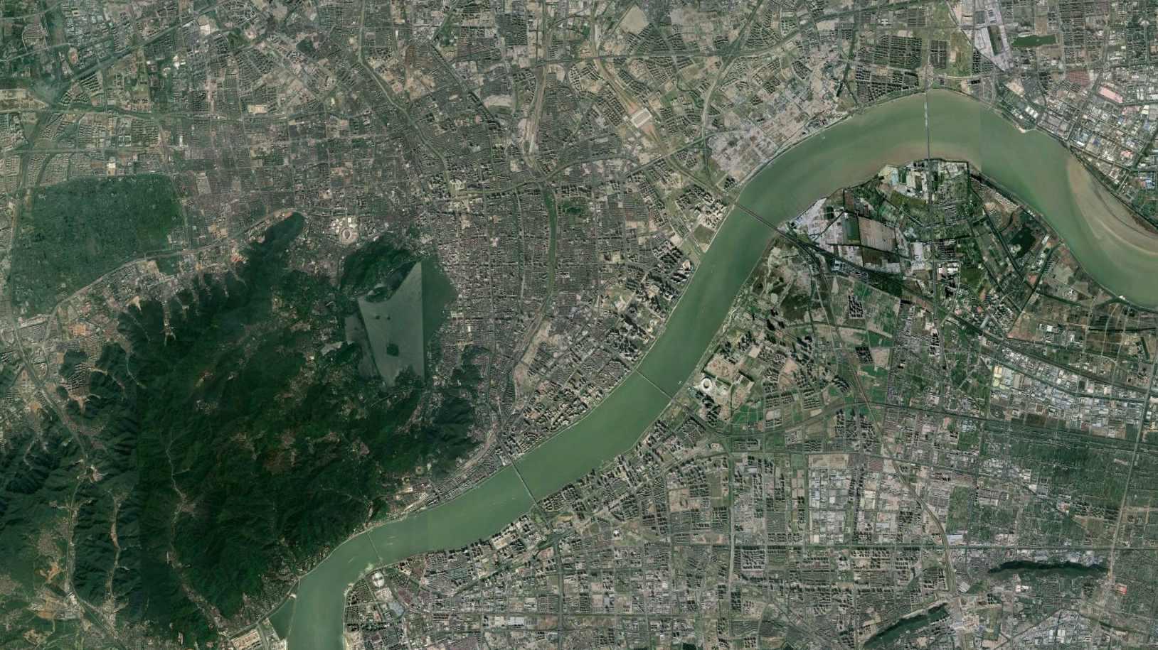 从卫星地图看广州和佛山我国距离最近的两个大城市到底有多近