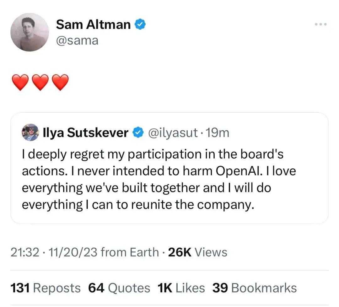 每人1000万美金700openai员工陪sam一起跳槽微软啦