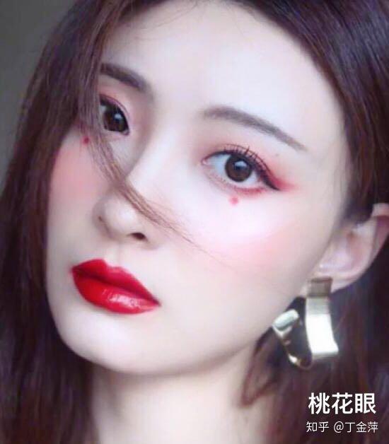 女生桃花眼双眼皮图片图片