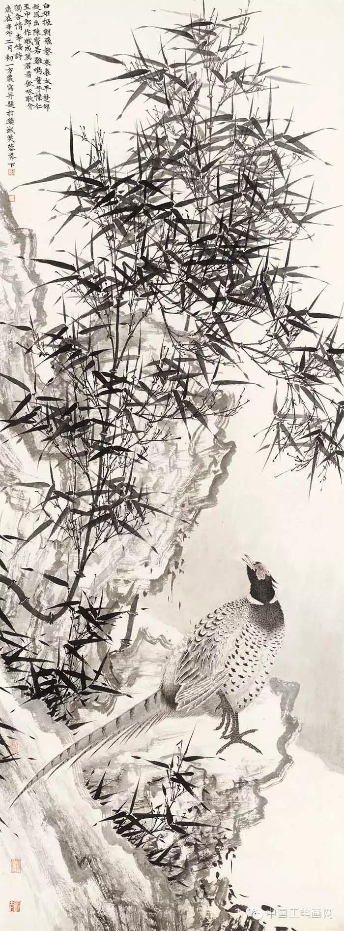 方严中国画作品欣赏