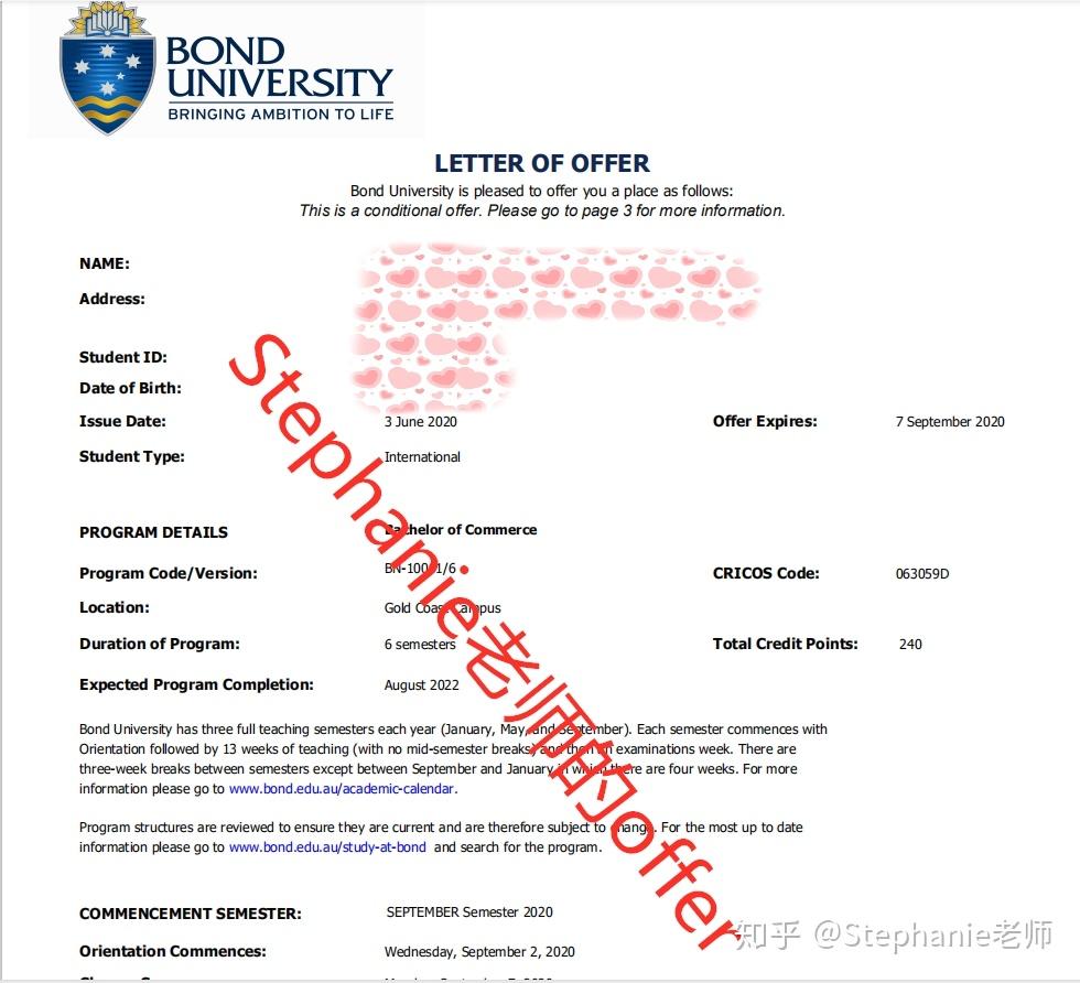 图片来自于w同学的邦德大学的offer关于澳洲的本科及其入学途径和学校