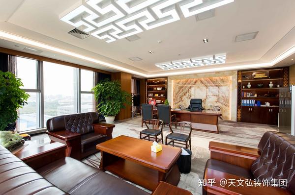 董事长办公室装修，这样设计高级有格调！ - 知乎