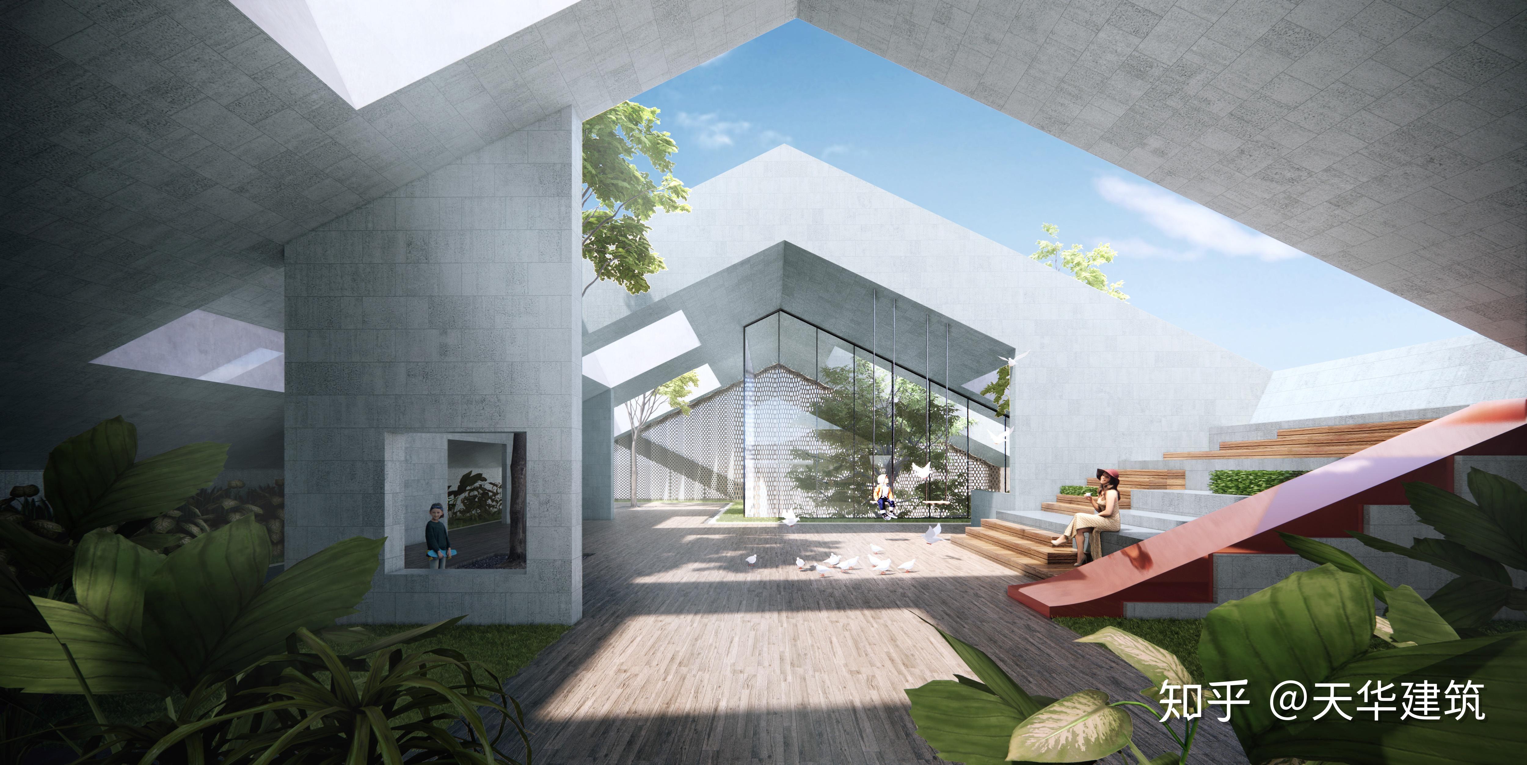 围合,方正的规划语言,将景观与建筑完美融合形成静谧怡人的空间氛围