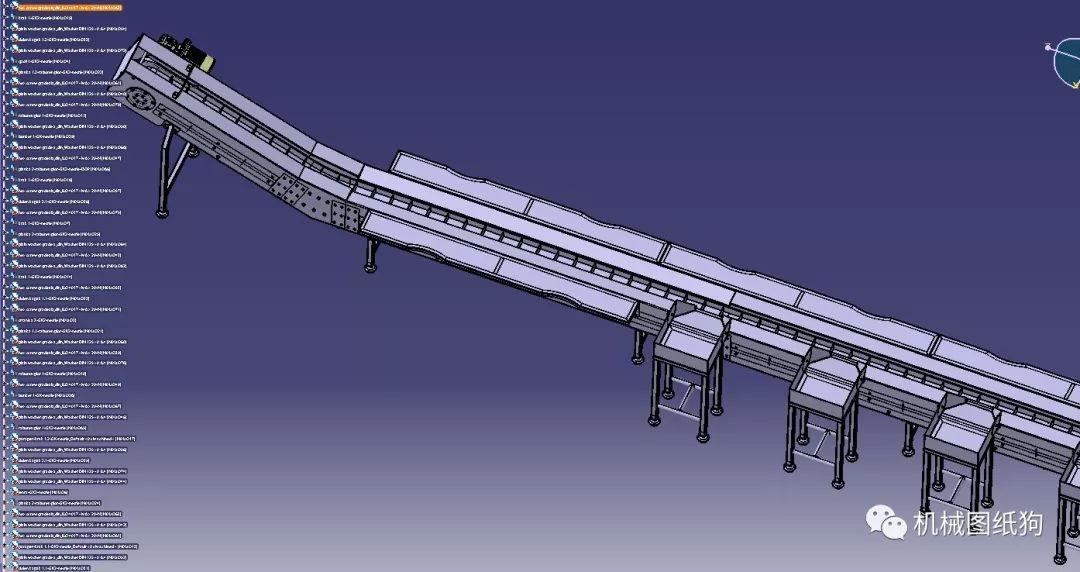 非标数模gofrakitkat输送线模型图纸step