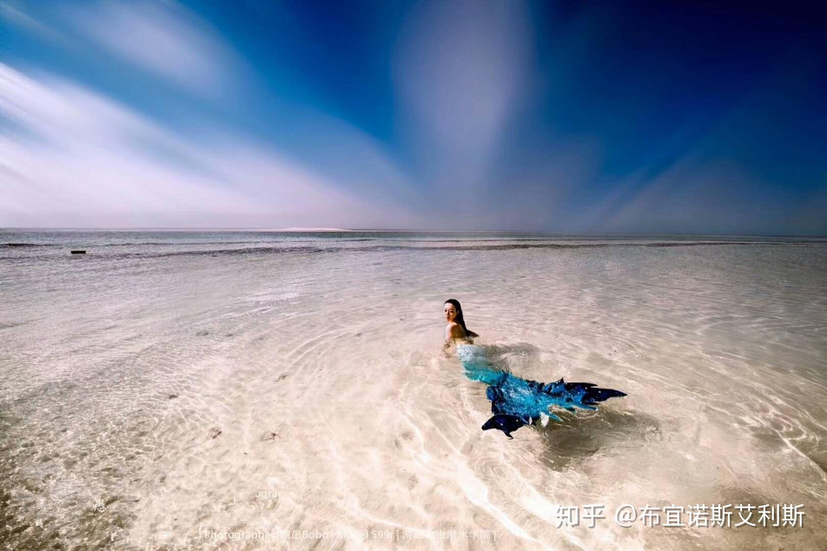 在这片人迹罕至的海域天堂有一群美丽的人鱼