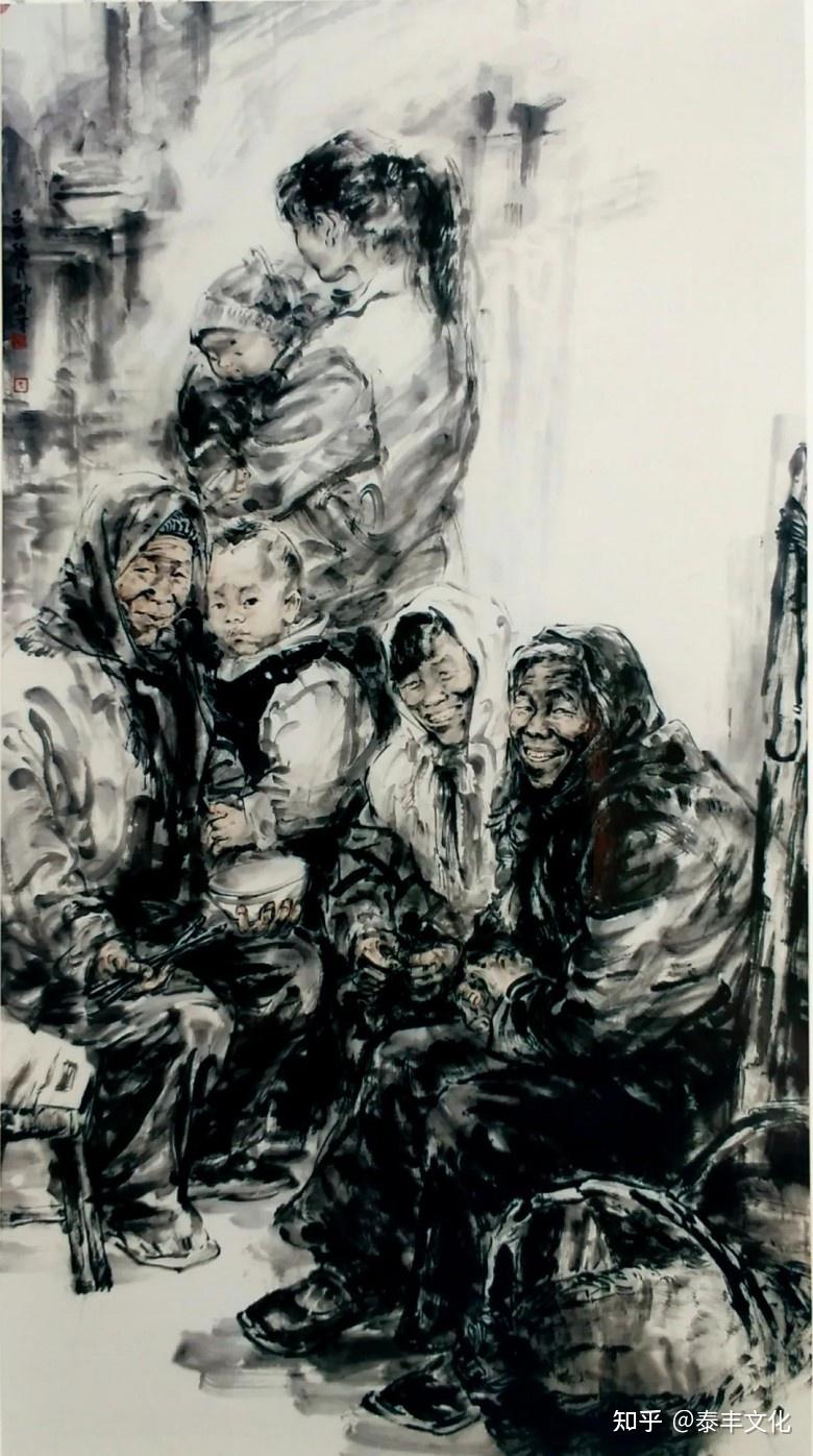 国画名家 | 郭峰人物画:乡土情怀,笔墨偾张