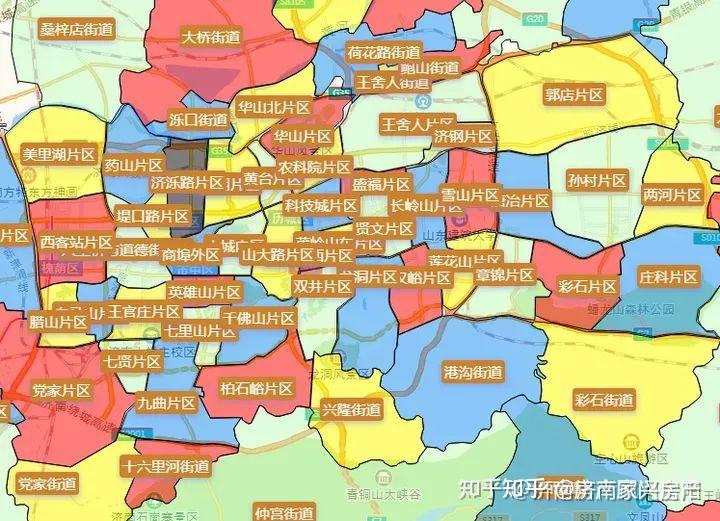 济南买房二十五个置业区域该如何选择,盛福,科技城,cbd,唐冶,雪山板块