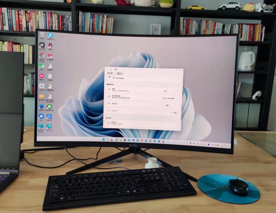 ktc32寸大屏曲面高刷显示器开箱及使用评测
