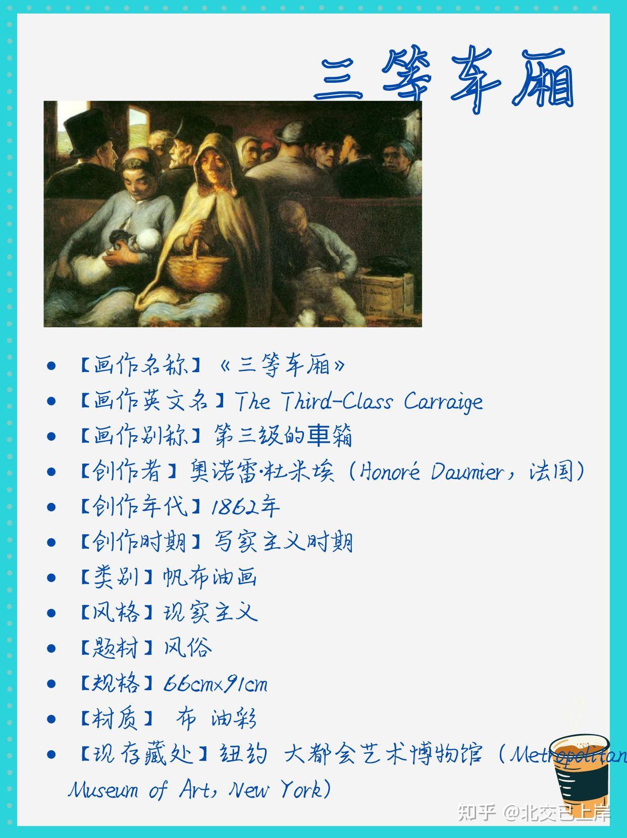北交大艺术设计考研知识 | 《三等车厢》