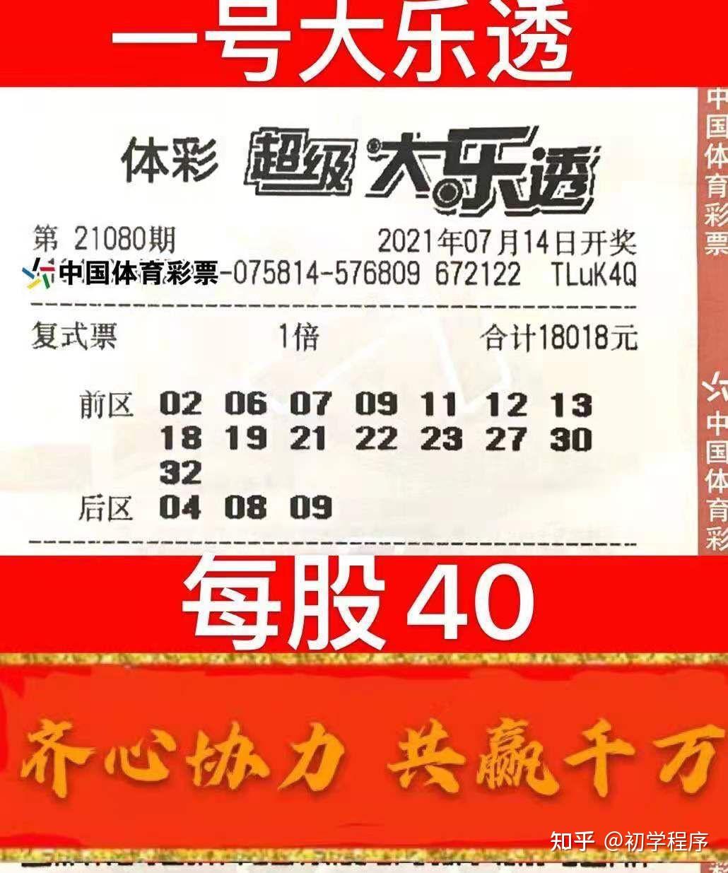 21080期大乐透分享