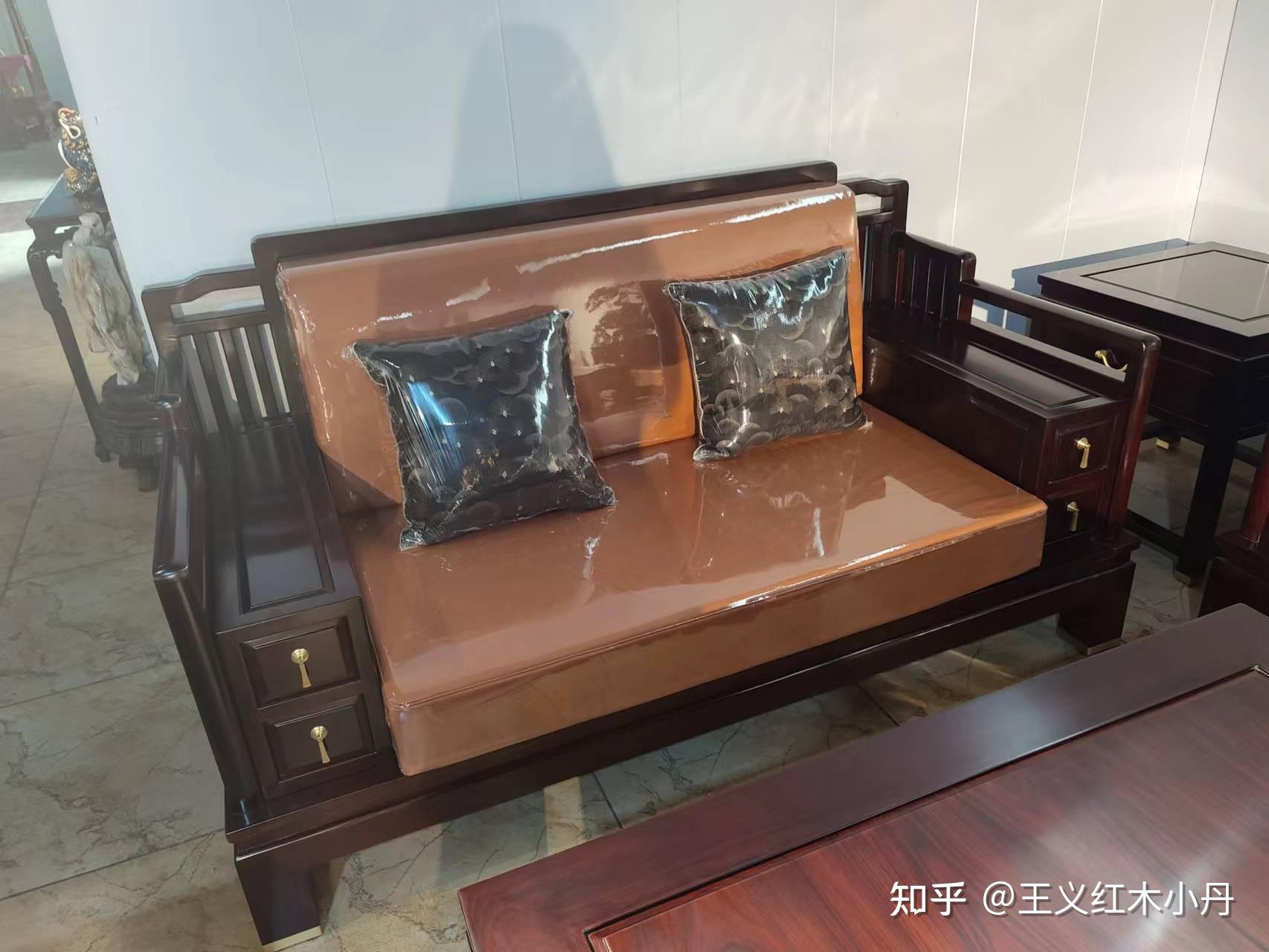 绒毛黄檀沙发新中式红木沙发越来越多的人选择这种风格了