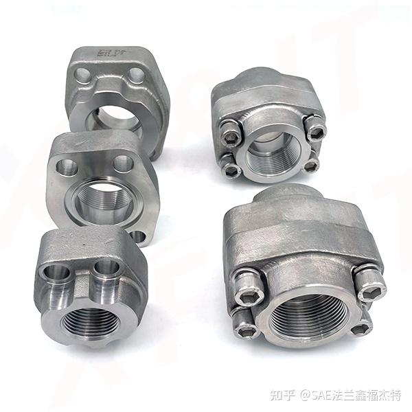 SAE法兰的结构及其与管子的连接方式分类 - 知乎
