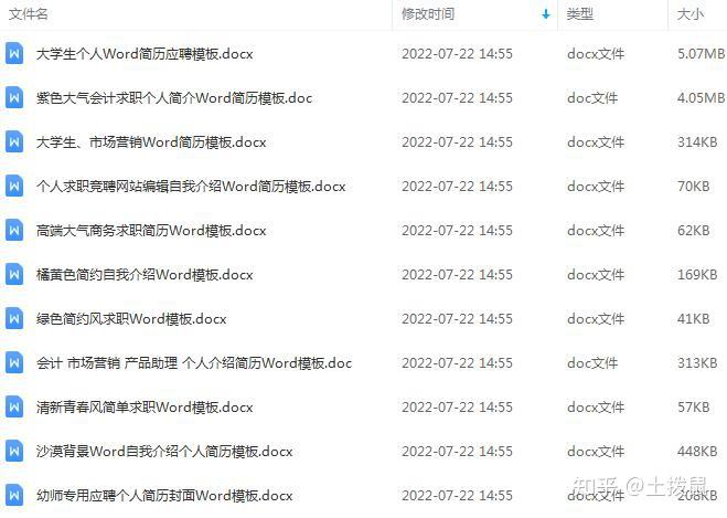 简历模板免费下载(600套精选)插图4 简历模板免费下载(600套精选)插图4