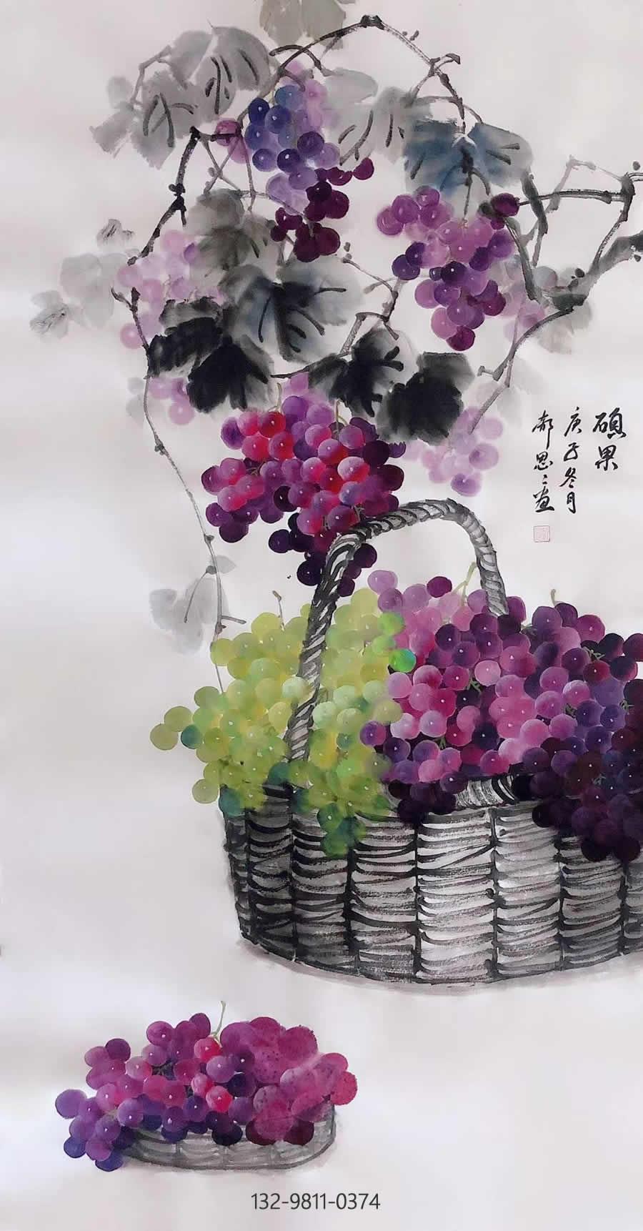 才女郝思思和她的国画葡萄当代画坛不得不看的风景