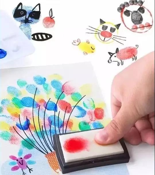 家庭美育21种不用画笔的绘画小创意
