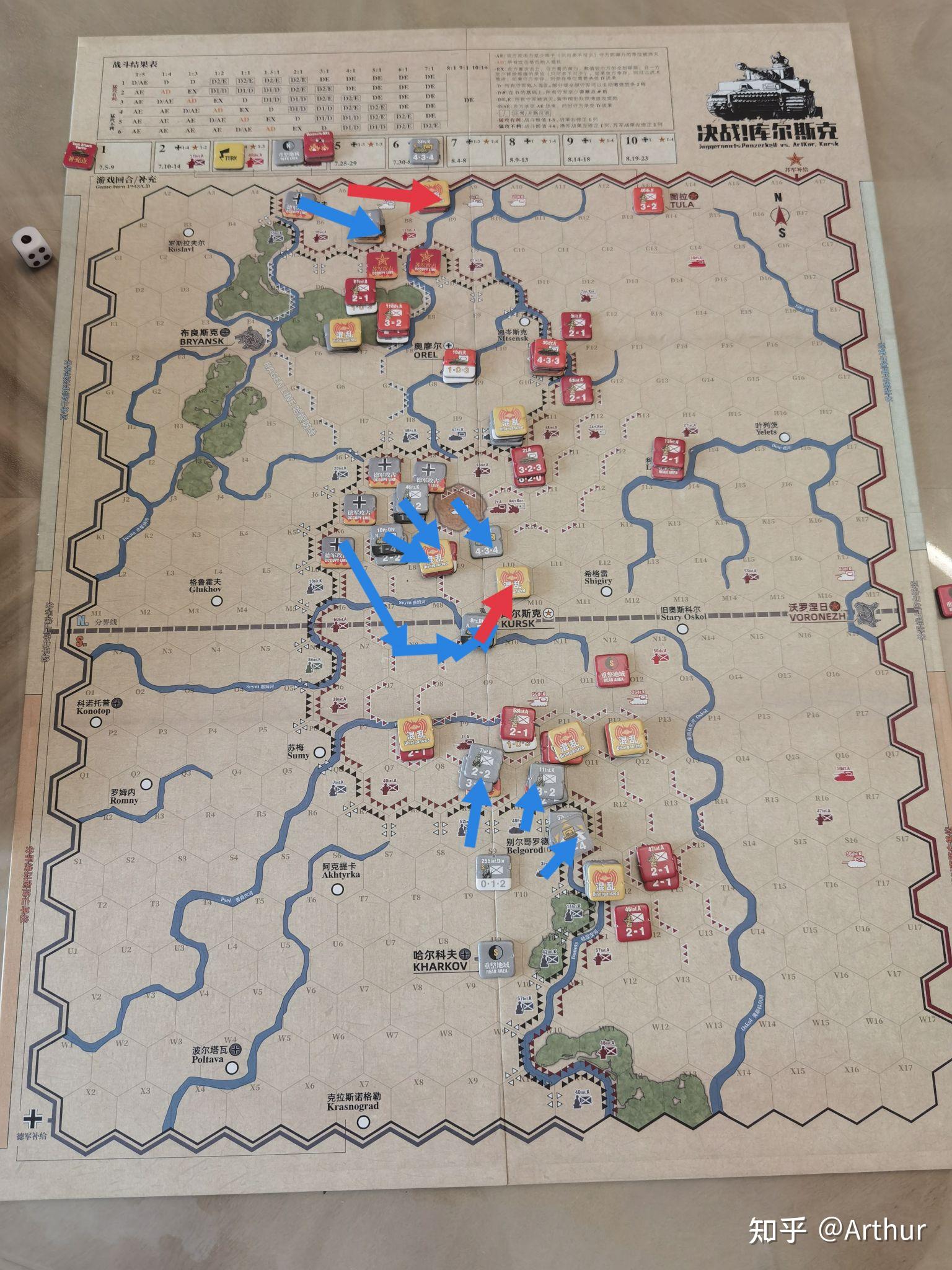 决战库尔斯克推演战报