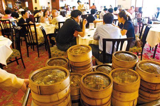 广东的早茶文化清晨一壶茶不用找医家