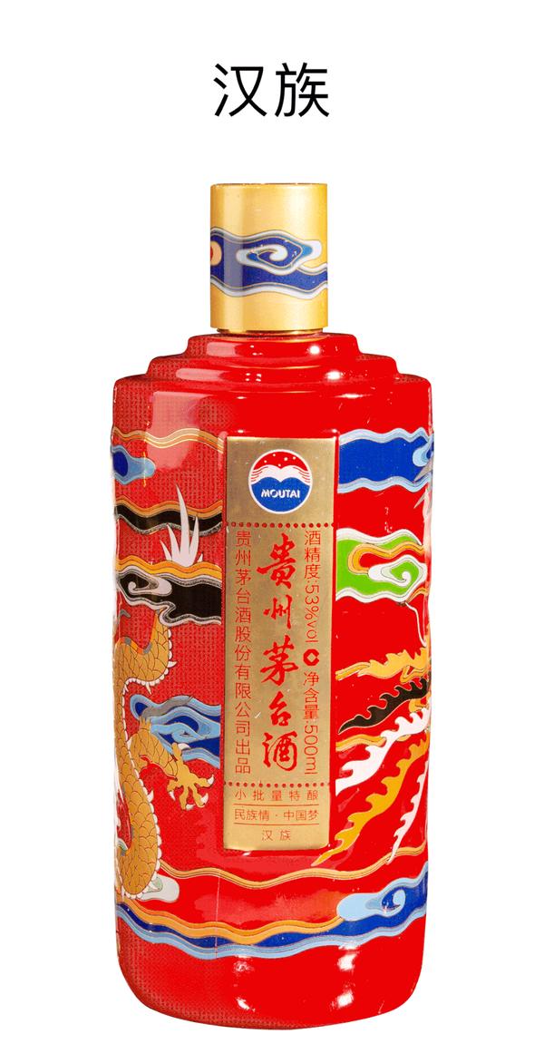 茅台金奖百年56个民族纪念酒一套完美的收藏艺术作品