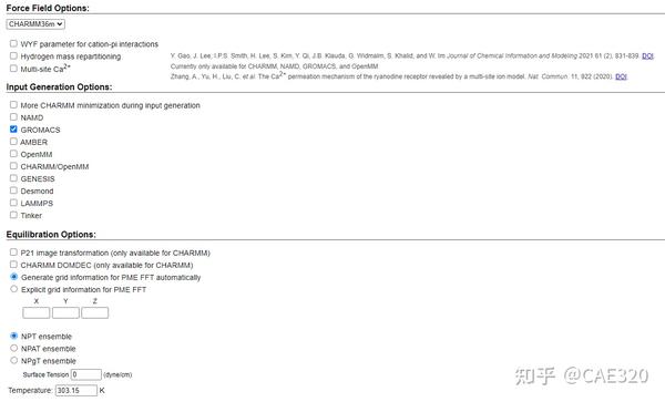 GROMACS复杂体系构建之利用CHARMM-GUI工具 - 知乎