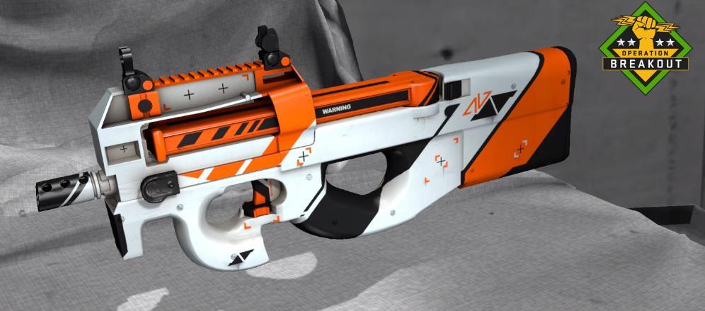 阿西莫夫二世,最强p90皮肤,这款皮肤美轮美奂早已是csgo第一皮肤系列.